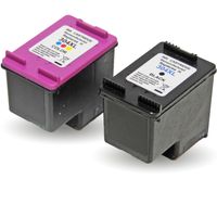 2er Set HP Nr. 304 XL Reefill Tinte mit Druckkopf Patrone HP304XL für HP DeskJet 2620, 2630, 3720, 3700 MFP, 3720 Series, 3730, 3732 Drucker