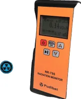 Přenosný detektor jaderného záření, LCD displej, zvukový a vibrační alarm, NR-750