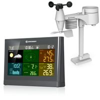 Bresser 5-in-1 Comfort Wetter Center grau