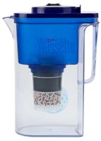 AcalaQuell Wassetto® Kannen Wasserfilter in dunkelblau, inkl. 1x Filterkartusche und 1x Mikroschwamm