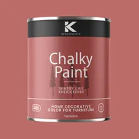Kenzopaints Chalky Paint Kreidefarbe Möbelfarbe Möbellack 250ml - Vermilion