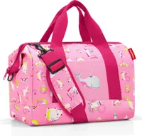 reisenthel allrounder M kids, cestovná taška, športová taška, taška cez rameno, lekárska taška, taška, polyesterová tkanina, ABC Friends Pink, 18 L, IX3066