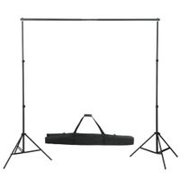 vidaXL Fotohintergrund-System 600 x 300 cm Weiß