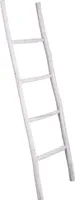 WANDERLUST DECO Weiße Holztreppe 44x3x150h cm