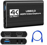 Game Capture Karte 4K Audio Video Capture Karte HDMI USB 3.0 Video Capture Gerät Full HD 1080P für Spieleaufzeichnung