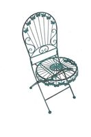 2er Set 2 Gartenstühle Dekostuhl Klappstuhl Metallstuhl Stuhl Metall SW190202 