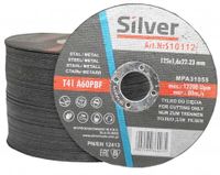 Trennscheiben 125 x 1,6 mm 25 Stück Metall Flexscheiben Stahl Edelstahl 25x Silver®