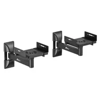 ARLI 2x Wandhalter für Lautsprecher I Universal Boxen Halter Wandhalterungen Halterung Regalboxen