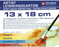 Malkarton 13x18 cm weiß