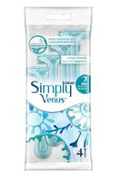 Gillette, Simply Venus 2, Maszynki do golenia dla kobiet, 4 sztuki (PRODUKT Z NIEMIEC)