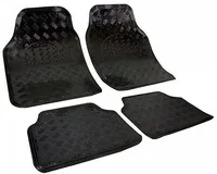 Set SPC1913 Komplett Fußmatten für Auto IN PVC Universal Schwarz/Grau SPARCO
