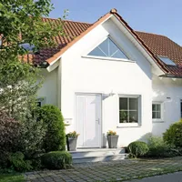 vidaXL Drzwi wejściowe białe 98x208 cm PVC