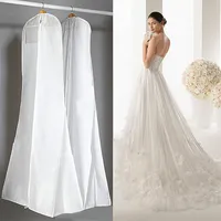 INF Staubschutz-Hochzeitskleid-Aufbewahrungstasche Weiß M