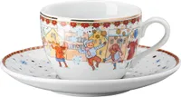 Hutschenreuther Collectors' Collection 23 Christmas Sounds Cappuccino Cup 2 ks porcelán 02476-727448-14765