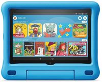 Amazon Fire HD 8 Kids Edition-Tablet, 20,32 cm (8 Zoll) Display, 32 GB, blaue kindgerechte Hülle mit Ständer