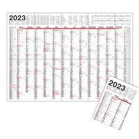Jahresplaner 2023 Wandkalender XXL größer DIN A1 Urlaubsplaner Wandplaner Planer - wird gefalzt geliefert -