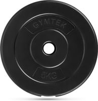 Zátěžový talíř Gymtek® - 5 kg závaží, ⌀29 mm - zátěžový talíř, činky, fitness kotouč - silový trénink, domácí posilovna, fitness