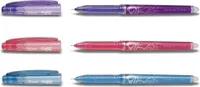 Pilot FriXion Point 0.5 Tintenroller - 3er-Set violett, pink, hellblau