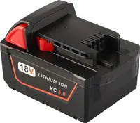 18V 5000mAh Li-Ion náhradní baterie pro elektrické nářadí Milwaukee pro M18 XC 48-11-1815 M18B2 M18B4 M18BX M18BX