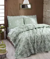 L'Essentiel Linge de Maison, Begonvilla- EPJ5539, zieleń wodna, pościel, 100% BAWEŁNA