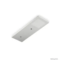 Naber Forato LED alufarbig, Unterboden-/Nischenleuchte, Set-3, 3000 K warmweiß