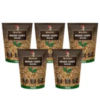 3,75 KG MAGNA SET BUCHE Räucherchips Wood Chips Smokerchips Räucherspäne Räucher