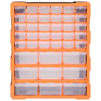 viaczásuvkový organizér vidaXL s 39 zásuvkami 38x16x47 cm