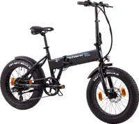 Schiano E Bike Faltrad 20 Zoll Elektrofaltrad 7 Gang Pedelec Damen Herren 360Wh Elektro Fahrrad schwarz