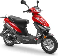 LuXXon Prime Motoroller - City Roller mit 50 ccm - 3,3 PS für max 45 km/h
