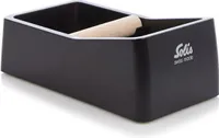 Solis Ausklopfschale für Kaffeesatz, Abklopfbehälter, Knock Box