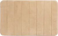 WENKO Badteppich Badematte Badvorleger Duschvorleger Teppich 50 x 80 cm Sand