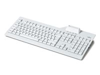 Fujitsu SmartCard Tastatur KB SCR eSIG, Wired, USB, Weiss, Deutsches Layout, S26381-K529-L120