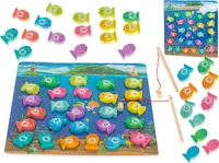 Montessori Angelspiel aus Holz mit Magneten