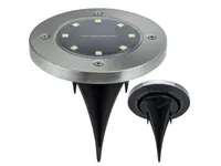 Solar Gartenlampe 8 Led Überlaufsensor Bodenlampe
