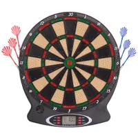 Klassische elektronische Dartscheibe ENERO 43CM + 6 Darts