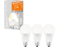 Ledvance Smart WIFI LED-Lampen dimmbar A100 E27/14W (100W) matt 1521 lm 2700 K warmweiß 3 Stück