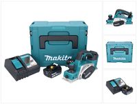 Makita DKP 180 RF1J Akku Hobel 18 V 82 mm + 1x Akku 3,0 Ah + Ladegerät + Makpac