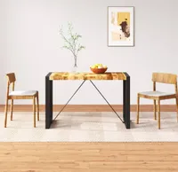vidaXL Hrubý jídelní stůl z masivního mangového dřeva 120 cm