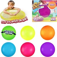 TOI-TOYS Mega-Kugel-Puffer gefüllt mit Luft oder Wasser, 120 cm