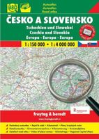 Česko + Slovensko autoatlas 1:150 000 A4