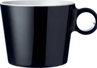 Cappuccinotasse Flow 375 ml - schwarz