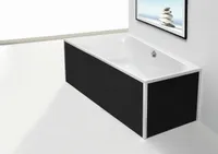 Hoesch 49163.552 Zub. Glasverkleidung schwarz Vorwand