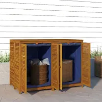 Skrzynia ogrodowa 140x87x104 cm z litego drewna akacjowego