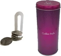 Aufbewahrung kaffeepads - Kaffeepaddose hält die Pads länger frisch - Pad Dose für Senseo Pads - Vorratsdose für Kaffeepads - Plus Padheber