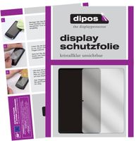2x Schutzfolie für Samsung Galaxy Tab S8 klar Displayschutzfolie Folie Display