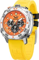 Vostok Europe VK67-650A723 Herren-Armbanduhr Systema Periodicum Chronograph Neon