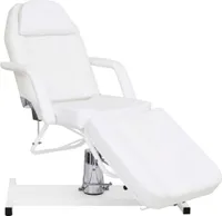 Maison Exclusive Masážní stůl bílý 180 x 62 x (87–112) cm