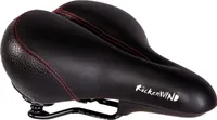 Bequemsattel P&P Rückenwind 802 schwarz/rot, Uni, 265x210mm, 700g