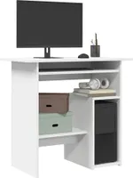 vidaXL Biurko białe 80x45x74 cm materiał drewnopochodny