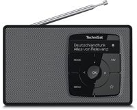 Technisat DIGITRADIO 2 DAB+/UKW-Radio Bluetooth Akku Schwarz-Silber